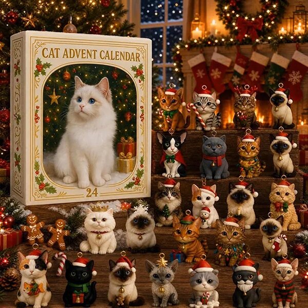 Adventný Kalendár Adventkitty™ 3d Mačky