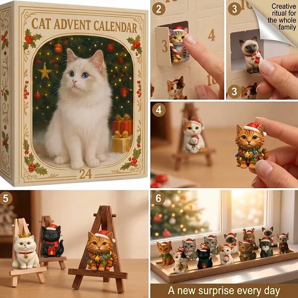 Adventný Kalendár Adventkitty™ 3d Mačky