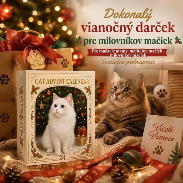Adventný Kalendár Adventkitty™ 3d Mačky