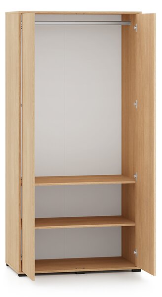 Šatníková skriňa 92 cm INDIGO - dub