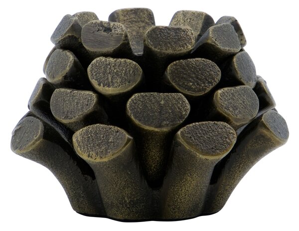 Kovový svietnik Pine Cone Antique Brass