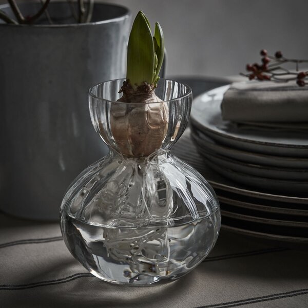Sklenená váza Bud Clear 14 cm
