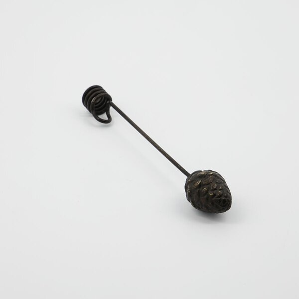 Závesný svietnik na stromček Mini cone Antique brown – set 4 ks