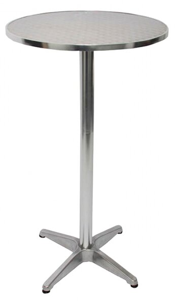 Barový bistro stôl okrúhly 11352, hliník - v70/110 x Ø60 cm