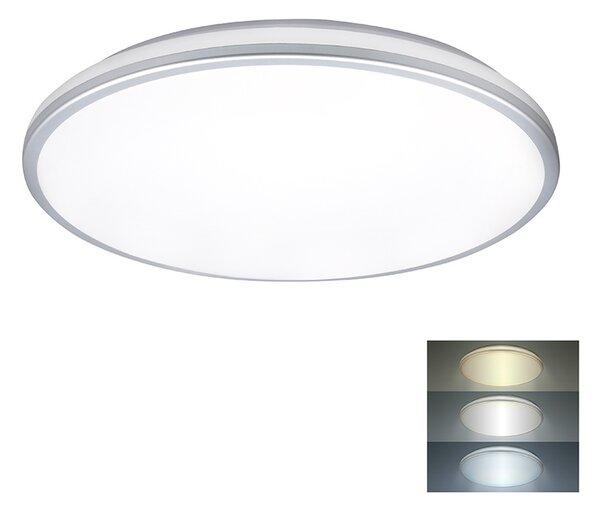 SOLIGHT LED osvetlenie s ochranou proti vlhkosti, IP54, 18W, 1530lm, 3CCT, 33cm