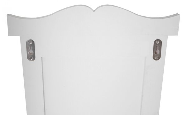 2x vešiaková stena s 3 vešiakmi 53016 - 109x28x3,5 cm, biela