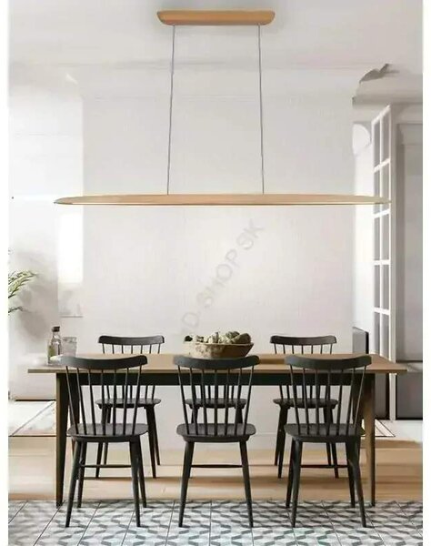 LED závesné svietidlo 22W 4000K masívne drevo (WRL0321)