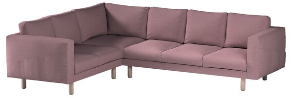 Norsborg poťah na rohovú sedačku - 5 os. farba produktu ružová látka zapletaná