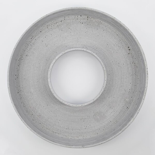 Svietnik The Ring Grey Polystone 45 cm