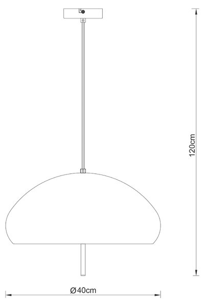 ZÁVESNÉ SVIETIDLO, 40/120 cm Collett's Monde - Online Only bytové doplnky, Online Only