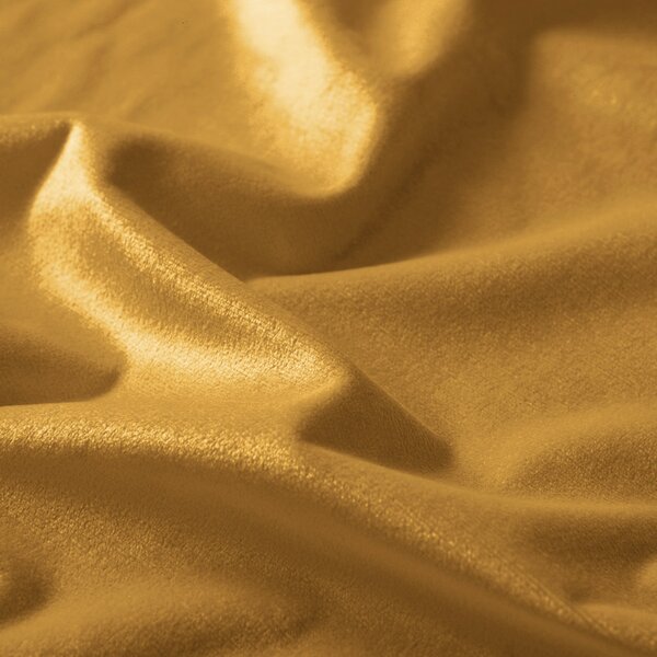 Biante Zamatový záves Velvet Prémium SVP-047 Horčicový 135x140 cm