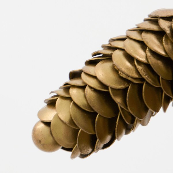 Vianočná ozdoba Pine Cone Gold - set 2 ks