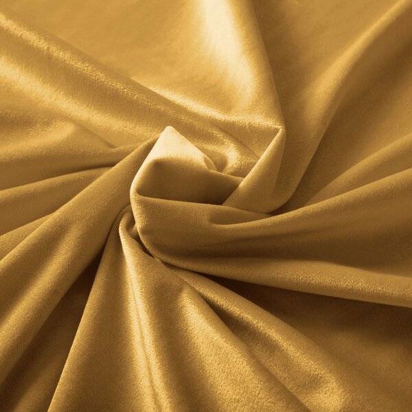 Biante Zamatový oválny obrus Velvet Prémium SVP-047 Horčicový 50x100 cm