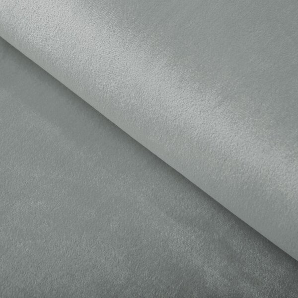 Biante Zamatový oválny obrus Velvet Prémium SVP-046 Svetlo sivý 50x100 cm