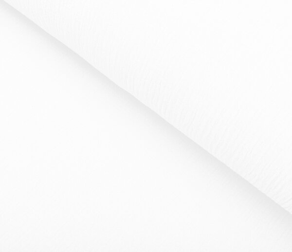 Mušelín dvojitá gázovina MSN-079 Snehovo biela - metráž šírka 140 cm