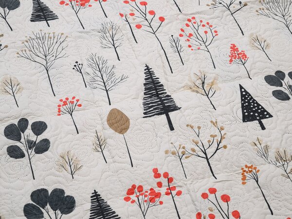 Prehoz na posteľ NORDIC NATURE, farebný Rozmer: 170 x 210 cm