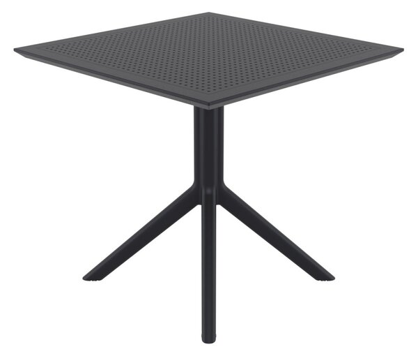 Stôl Sky 80 - v74 x 80 x 80 cm - Čierna