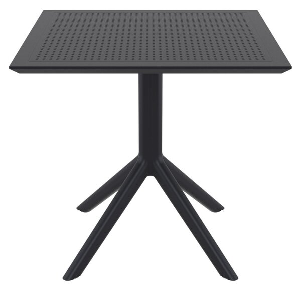 Stôl Sky 80 - v74 x 80 x 80 cm - Čierna