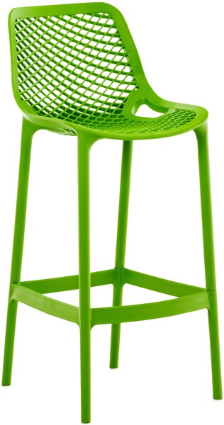 Plastová barová stolička Air - Zelená