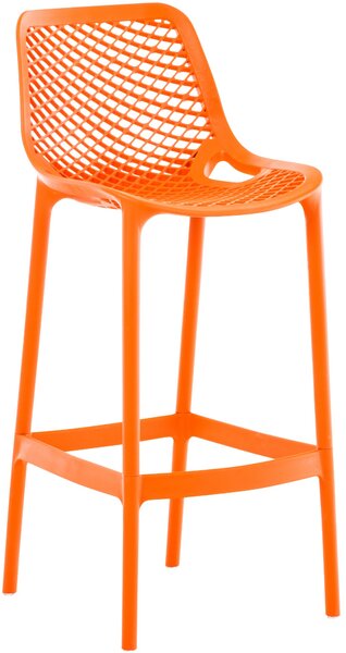 Plastová barová stolička Air - Oranžová