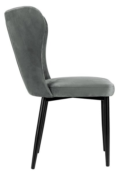 Mirjan24 Stolička Tenrek, Dostupné poťahy: Magic Velvet 2225, Farby nožičiek: čierna 5903211284489