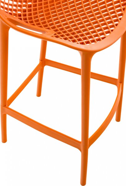 Plastová barová stolička Air - Oranžová
