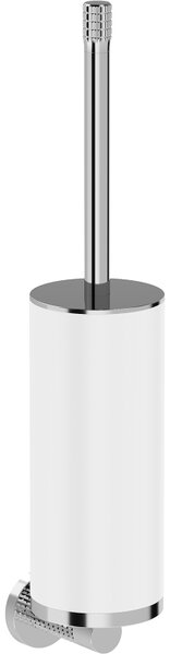 Mexen Triv, závesná WC kefa, biela/chrómová, 430x85mm, 70A33071-00W