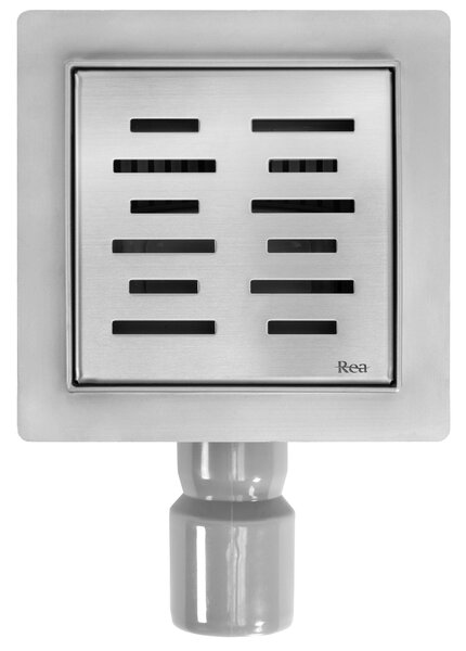 Rea Line, nerezový odtokový žľab 120x120 mm, oceľová, REA-G6204