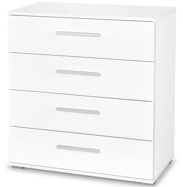 Komoda Lima KM3 - biely lesk