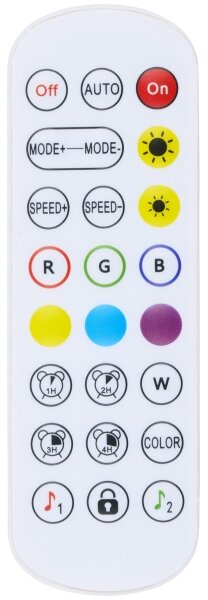 Grundig - RGB stmievateľná LED stojacia lampa LED/5W/5V + diaľkový ovládač