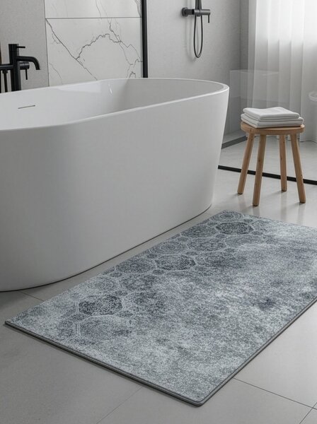 Koberec Lotus7, 160x220 cm, strieborná