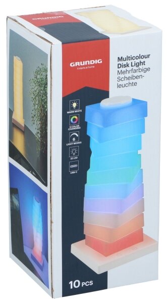 Grundig - LED RGB Dotyková stolová lampa LED/4,5W/5V