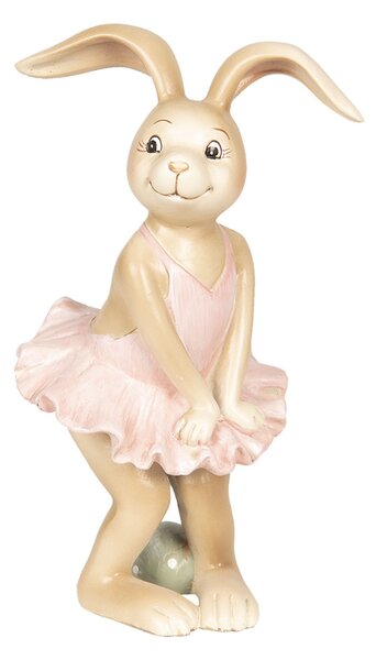 Dekorácie králičie dievča v sukienke - 7 * 7 * 13 cm