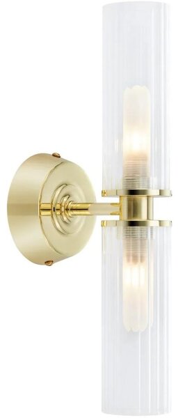 Markslöjd 109236 - Kúpeľňové nástenné svietidlo RIMINI 2xG9/20W/230V IP44 mosadz