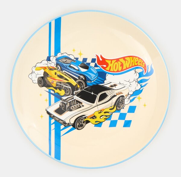 Sinsay - Keramický tanier Hot Wheels - viacfarebná