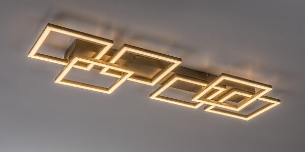 Rabalux 71500 - LED stmievateľné stropné svietidlo FATMA 40W/230V 3000-6500K 33x100 cm béžová + diaľkové ovládanie