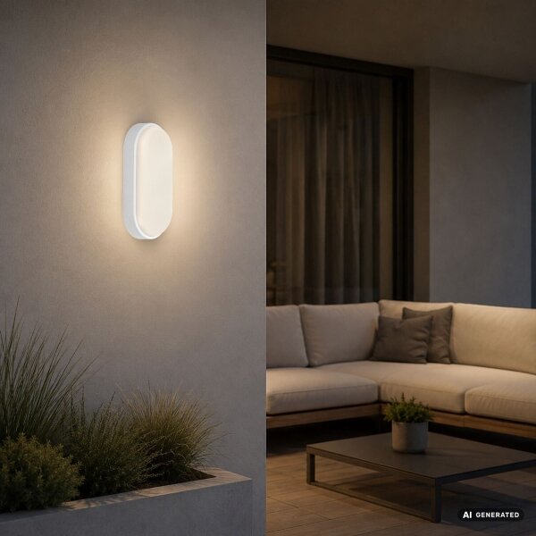 Rabalux 77222 - LED Vonkajšie nástenné svietidlo HORT2 LED/14W/230V IP54 biela