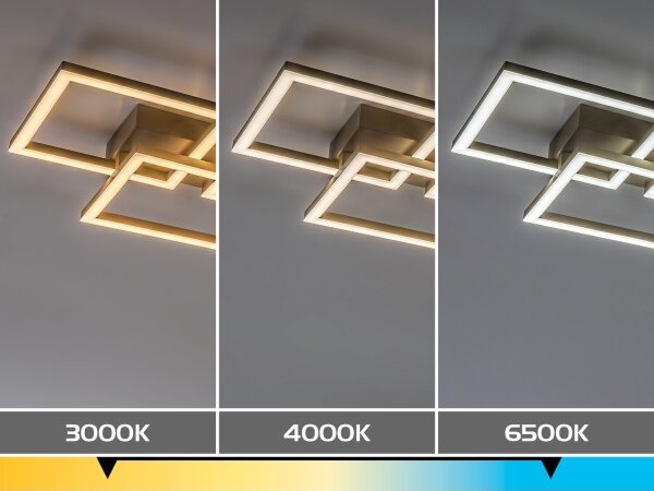 Rabalux 71500 - LED stmievateľné stropné svietidlo FATMA 40W/230V 3000-6500K 33x100 cm béžová + diaľkové ovládanie