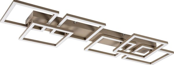 Rabalux 71500 - LED stmievateľné stropné svietidlo FATMA 40W/230V 3000-6500K 33x100 cm béžová + diaľkové ovládanie