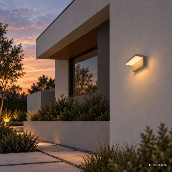 Rabalux 77219 - LED vonkajšie nástenné svietidlo ZARAGOZA LED/9W/230V IP54 béžová