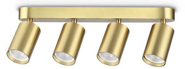 IDEAL LUX 371351 DYNAMITE PL4 LINEAR ROUND stropné svietidlo mosadzné