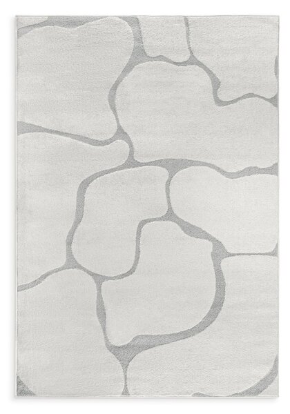 Koberec Alba5, 160x230 cm, strieborná