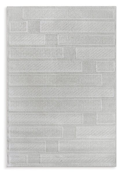 Koberec Porto1, 200x290 cm, strieborná