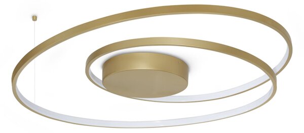IDEAL LUX 365060 OZ PL D080 3000K stropné svietidlo mosadzné
