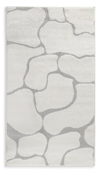 Koberec Alba5, 60x100 cm, strieborná