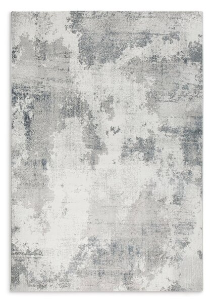 Koberec Anemon, 80x150 cm, strieborná