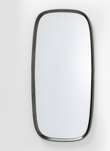 Noomi nástenné zrkadlo čierne 122x58 cm