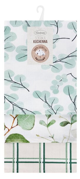 Dekorstudio Sada 3-dielných kuchynských utierok CLOVER 50 x 70 cm