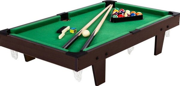 Mini biliardový stôl GamesPlanet® MICRO, hnedý