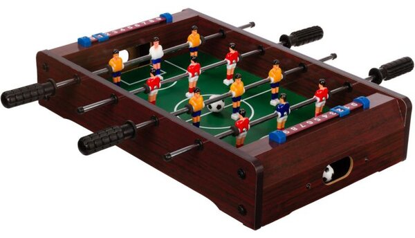 Mini stolný futbal 51 x 31 x 8 cm - tmavý